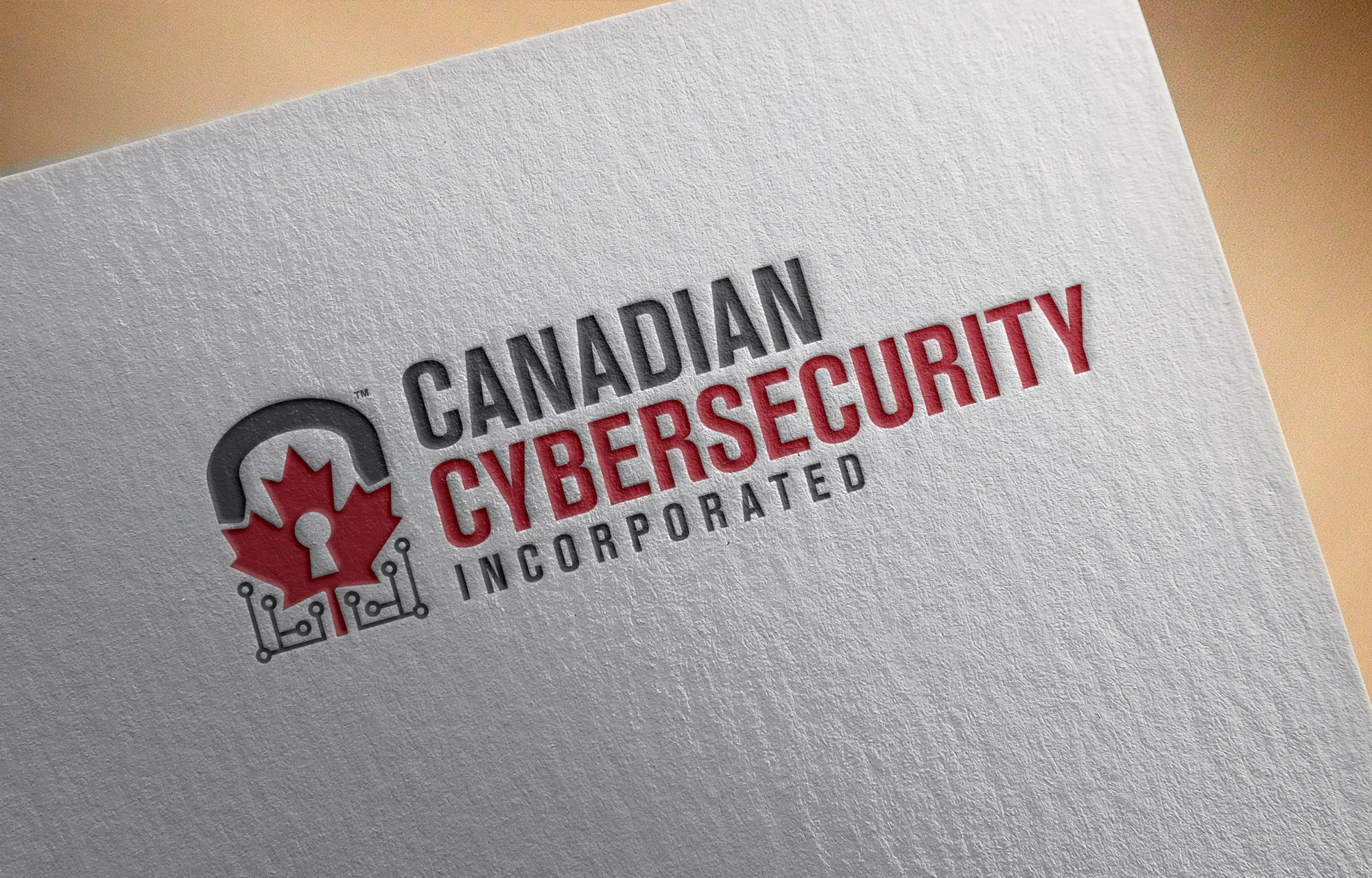 Canadian Cybersecurity Inc logo on textured paper