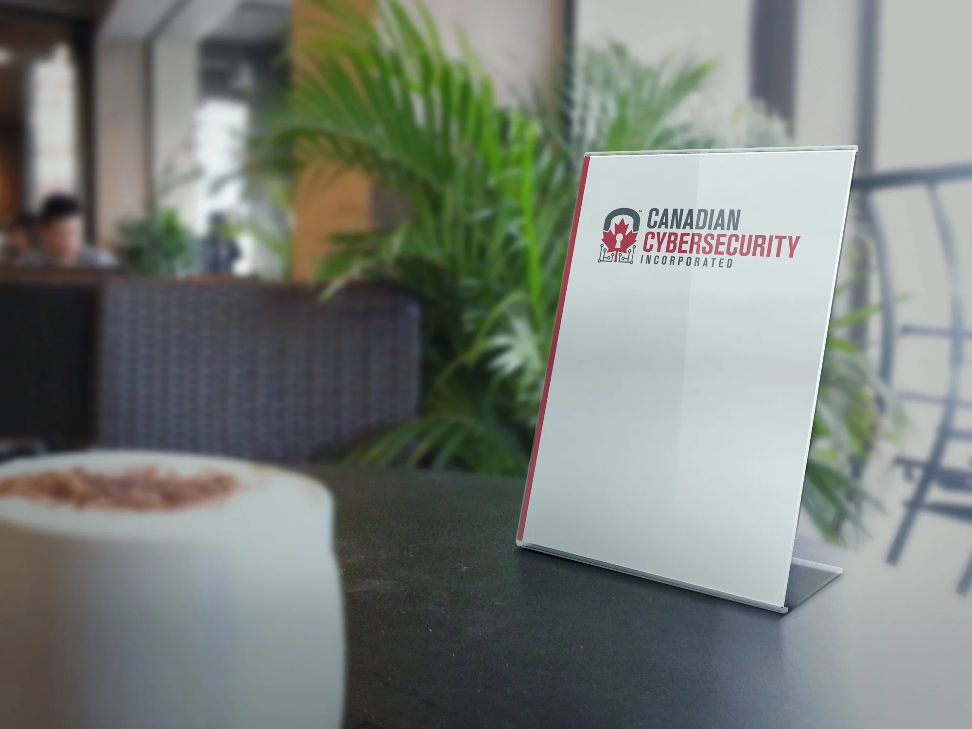 Canadian Cybersecurity Inc table tent